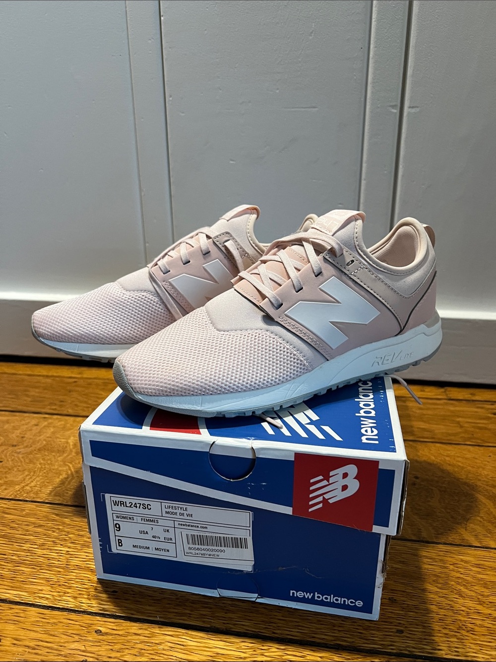 New Balance Women’s Blush Pink Athletic Sneakers
